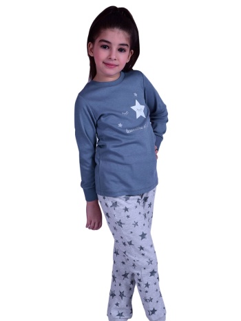 πιτζάμα παιδική biorganic cotton star girl 59658 σε προσφορά