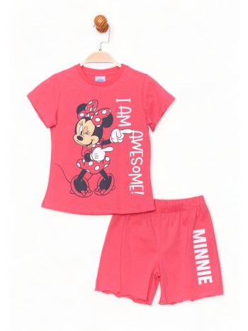 πιτζάμα παιδική minnie mouse disney mn19606-κοραλί σε προσφορά
