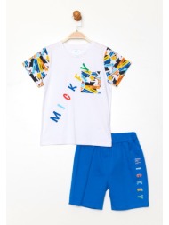 disney σετ μπλούζα με σορτσάκι mickey mouse happy mc19469