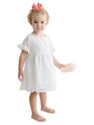 φορεματάκι παιδικό δαντελένιο βαμβακερό pn15372