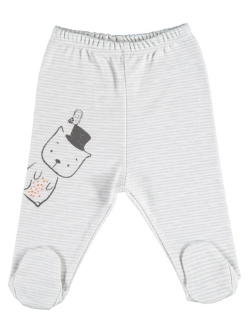 παντελονάκι βρεφικό με κλειστό ποδαράκι mister cat 57700 σε προσφορά