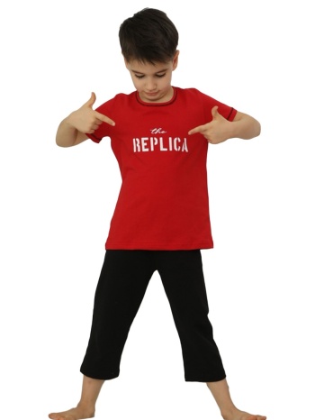πιτζάμα παιδική με σορτσάκι the replica 48555e σε προσφορά