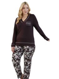 πιτζάμα plus size sevim ...