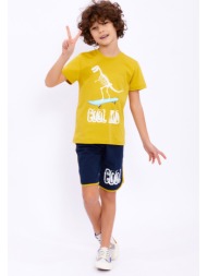 φόρμα παιδική αγόρι cool kid rp2731-κίτρινο
