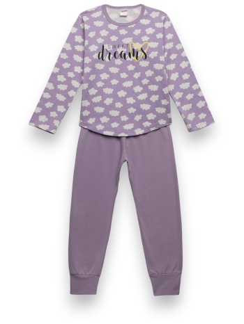 πιτζάμα παιδική clouds minerva 90-62175a-λιλά σε προσφορά