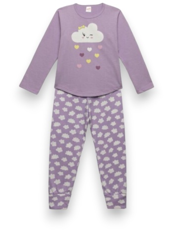 πιτζάμα παιδική lavender minerva 90-62175b-λιλά σε προσφορά