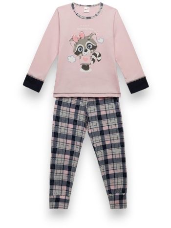 πιτζάμα παιδική relax minerva pink mnrv90-62179a-ροζ σε προσφορά