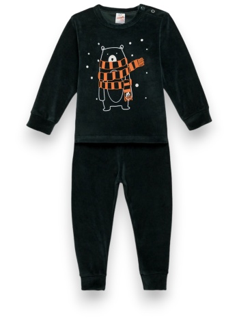 πιτζάμα παιδική βελουτέ frozen bear minerva dark green σε προσφορά