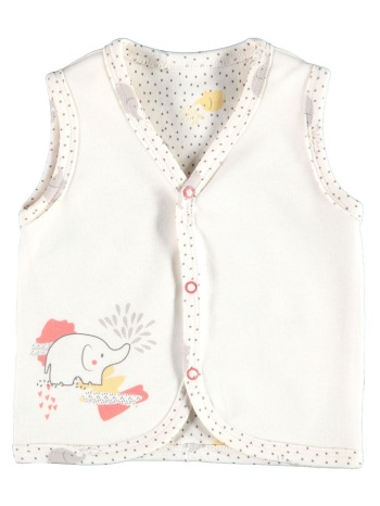 γιλέκο βρεφικό biorganic elephant magic 61390-εκρού σε προσφορά