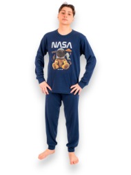 πιτζάμα παιδική - εφηβική nina club nasa blue nc700-24-01-μπλε