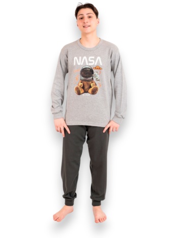 πιτζάμα παιδική - εφηβική nina club nasa grey σε προσφορά