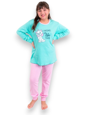 πιτζάμα παιδική nina club marie cat light blue σε προσφορά