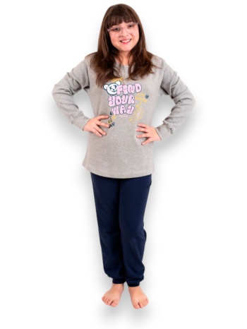 πιτζάμα εφηβική nina club your way grey nc520-24-01-γκρι σε προσφορά