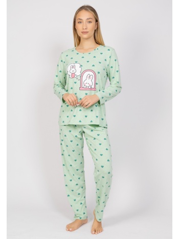 πιτζάμα γυναικεία bunnie sexen sxn41070-a-πράσινο σε προσφορά