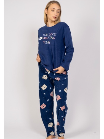 πιτζάμα γυναικεία fleece you look amazing sexen σε προσφορά