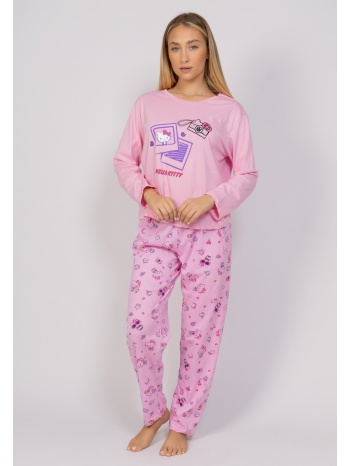 πιτζάμα γυναικεία hello kitty camera sexen hk210-a-ροζ σε προσφορά