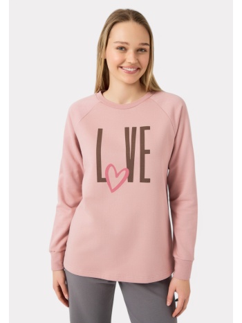 πιτζάμα γυναικεία minerva vibe φούτερ pink dust σε προσφορά