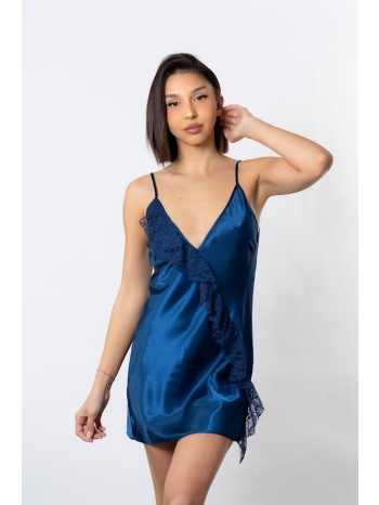 νυχτικό σατέν moongirl ήβη blue mg278-2-μπλε σε προσφορά