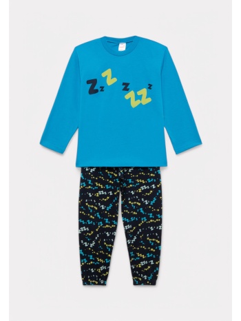 πιτζάμα για αγόρι εφηβική zzzz cyber blue σε προσφορά