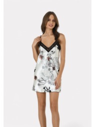 σατέν νυχτικό με δαντέλα ...