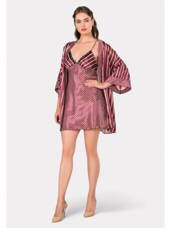 σετ babydoll - ρόμπα moongirl σατέν dots & stripes σε προσφορά