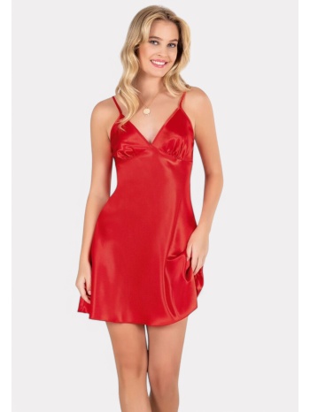 σετ ρόμπα - νυχτικό σατέν moongirl red passion mg220-κόκκινο σε προσφορά