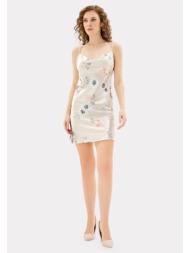 σατέν νυχτικό με δαντέλα ...