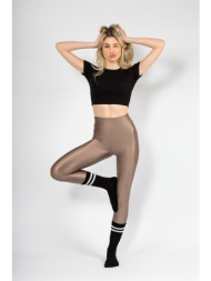 κολάν γυναικείο γυαλιστερό μπρονζέ nina club shaping nc1979-6-μπρονζέ