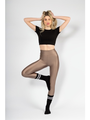 κολάν γυναικείο γυαλιστερό μπρονζέ nina club shaping σε προσφορά