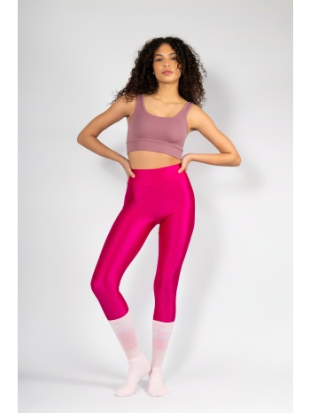 κολάν γυναικείο γυαλιστερό φούξια nina club shaping σε προσφορά