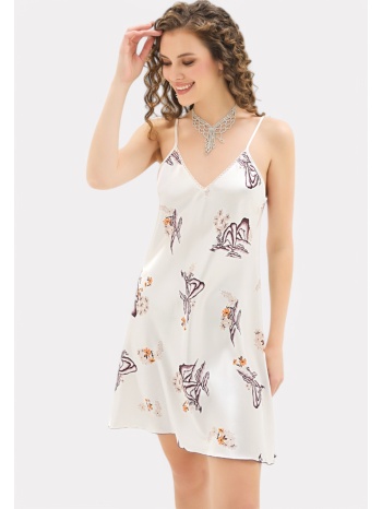 νυχτικό σατέν moongirl deep purple mg901-εκρού σε προσφορά