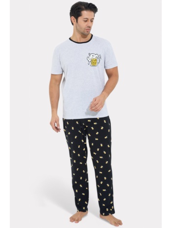 πιτζάμα ανδρική siyah inci beers με μακρύ παντελόνι σε προσφορά