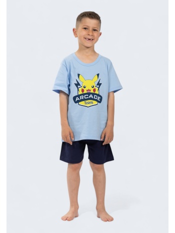 παιδική πιτζάμα nina club arcade team (pikachu) γαλάζιο| σε προσφορά