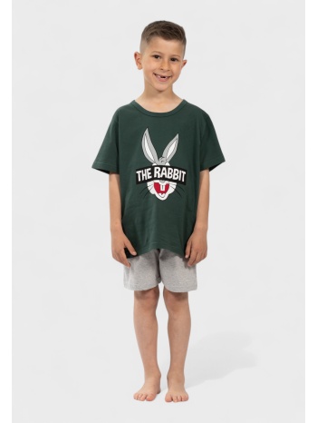 παιδική πιτζάμα “the rabbit” nina club 100% βαμβάκι πράσινο σε προσφορά