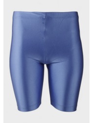 γυναικείο γυαλιστερό μπλε ρουα biker κολάν nina club nc1983-7-ρουά