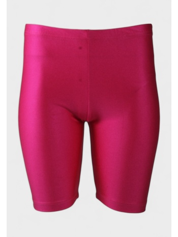 γυναικείο γυαλιστερό φούξια biker κολάν nina club σε προσφορά