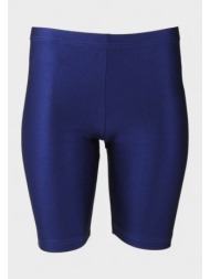 γυναικείο γυαλιστερό μπλε biker κολάν nina club nc1983-8-μπλε