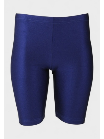 γυναικείο γυαλιστερό μπλε biker κολάν nina club σε προσφορά