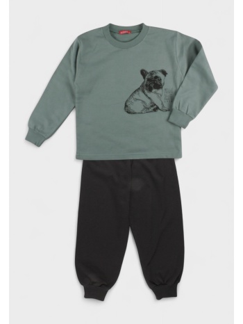 παιδική πιτζάμα φούτερ με bulldog χριστίνα 100% βαμβάκι σε προσφορά