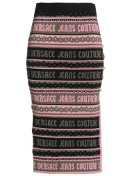 versace jeans couture bottomwear μίντι φούστα