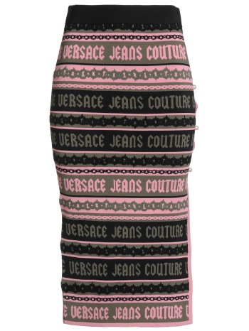 versace jeans couture bottomwear μίντι φούστα