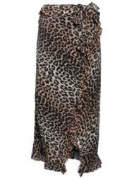 ganni bottomwear μίντι φούστα