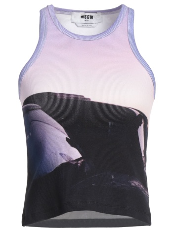 msgm μπλουζακια αμάνικο μπλουζάκι