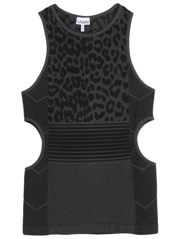 ganni μπλουζακια αμάνικο μπλουζάκι