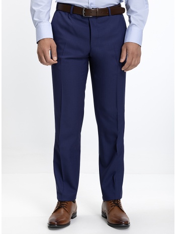 kaiserhoff ανδρικό παντελόνι regular fit superfine μπλε