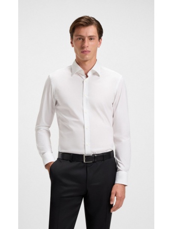 boss ανδρικό πουκάμισο ποπλίνα easy iron σε slim fit