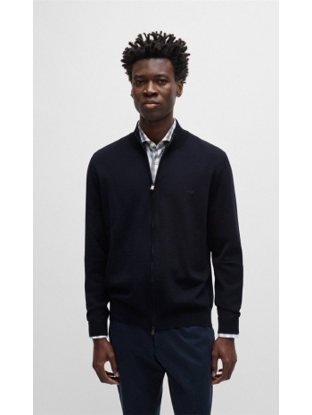 boss ανδρική ζακέτα μάλλινη regular fit