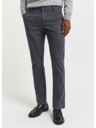 gant ανδρικό παντελόνι chino slim fit cotton twill