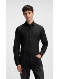 hugo ανδρικό πουκάμισο easy-iron από βαμβακερή ποπλίνα slim fit