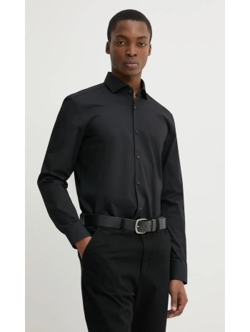 hugo ανδρικό μακρυμάνικo πουκάμισο βαμβακερό slim fit